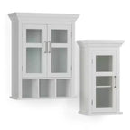 Meuble mural blanc à une porte – pour 1 personne
