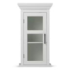 Meuble mural blanc à une porte – pour 1 personne
