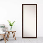 Specchio a figura intera bronzo con cornice sottile – Da parete / A terra – 1 persona