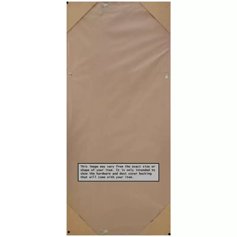 Specchio a figura intera bronzo con cornice sottile – Da parete / A terra – 1 persona