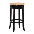 Carolina Living 30 Leif Swivel Rush Seat Barstool Antique