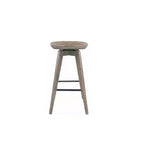 Sgabello da bar girevole senza schienale da 31" – Espresso / Barnwood / Noce / Naturale, Posti a sedere 1