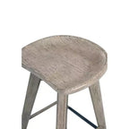 Sgabello da bar girevole senza schienale da 31" – Espresso / Barnwood / Noce / Naturale, Posti a sedere 1