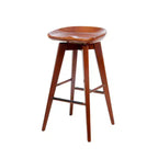 Sgabello da bar girevole senza schienale da 31" – Espresso / Barnwood / Noce / Naturale, Posti a sedere 1