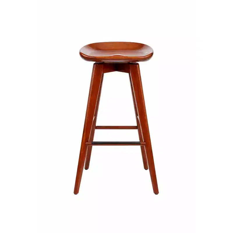 Sgabello da bar girevole senza schienale da 31" – Espresso / Barnwood / Noce / Naturale, Posti a sedere 1