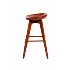 Sgabello da bar girevole senza schienale da 31" – Espresso / Barnwood / Noce / Naturale, Posti a sedere 1