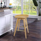Sgabello da bar girevole senza schienale da 31" – Espresso / Barnwood / Noce / Naturale, Posti a sedere 1