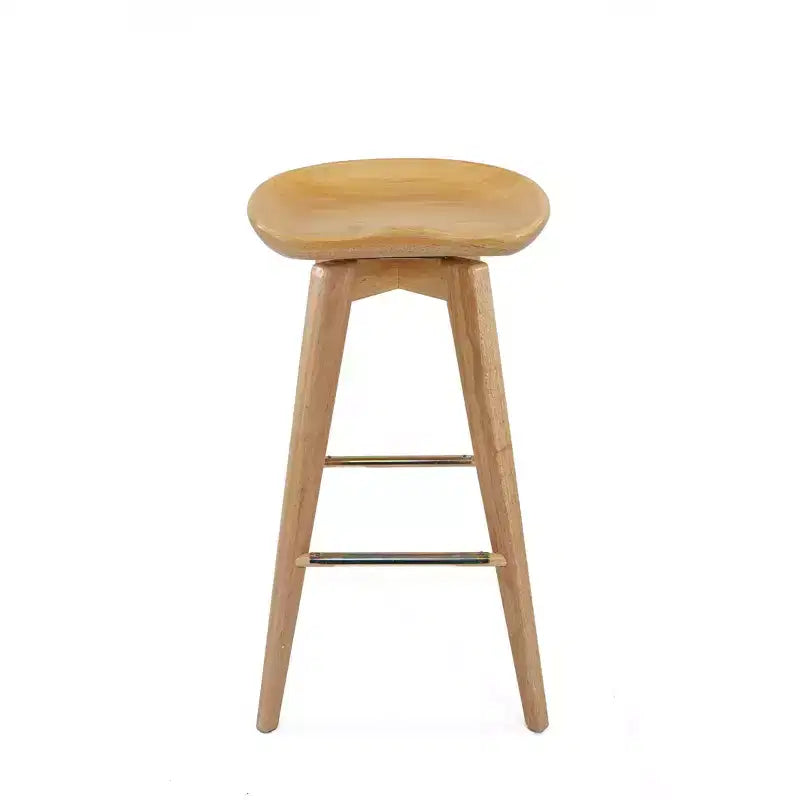 Sgabello da bar girevole senza schienale da 31" – Espresso / Barnwood / Noce / Naturale, Posti a sedere 1