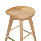 Sgabello da bar girevole senza schienale da 31" – Espresso / Barnwood / Noce / Naturale, Posti a sedere 1