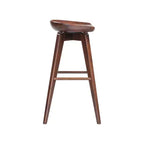 Sgabello da bar girevole senza schienale da 31" – Espresso / Barnwood / Noce / Naturale, Posti a sedere 1
