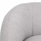 Poltrona Monoposto Accent in Misto Lana Blu Navy