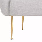 Poltrona Monoposto Accent in Misto Lana Blu Navy