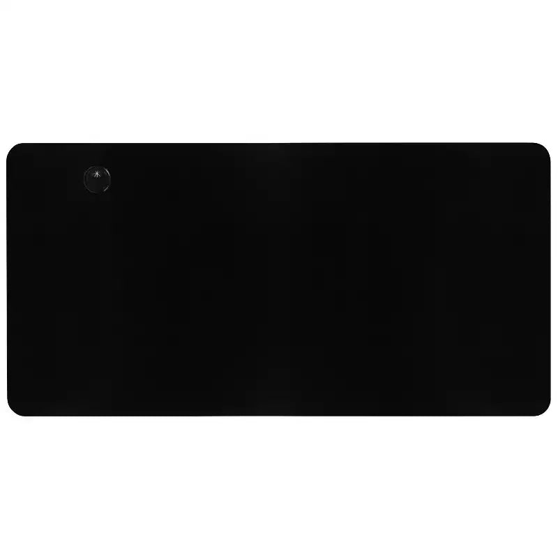 Scrivania elettrica regolabile in altezza, Mogano/Nero, Postazione singola, 122 cm L x 61 cm P