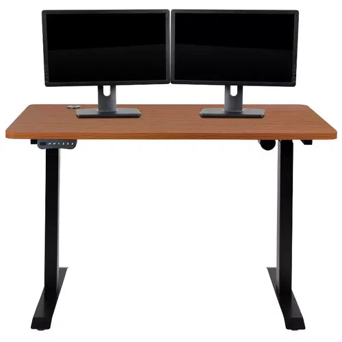 Flash Furniture Electric Height Adjustable Standing Desk - Table Top 48 Wide - 24 Deep