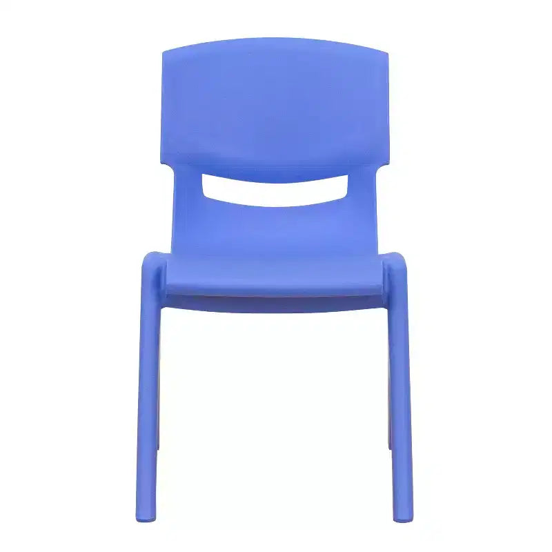 Sedia Scolastica Impilabile in Plastica Confezione da 10 | Blu / Verde / Naturale / Rosso | Posti a sedere: 10