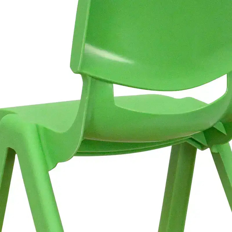 Sedia Scolastica Impilabile in Plastica Confezione da 10 | Blu / Verde / Naturale / Rosso | Posti a sedere: 10