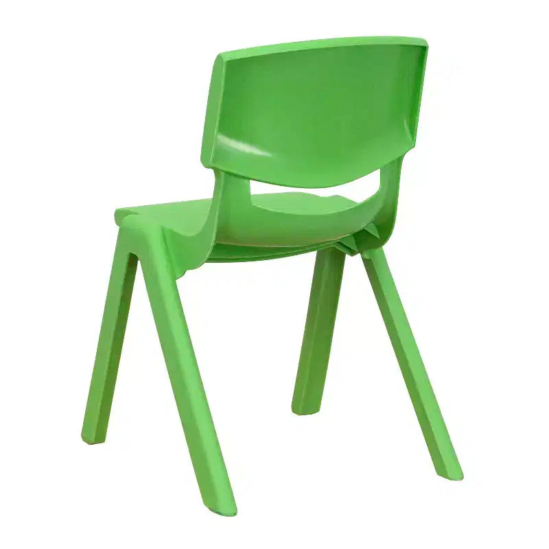 Sedia Scolastica Impilabile in Plastica Confezione da 10 | Blu / Verde / Naturale / Rosso | Posti a sedere: 10