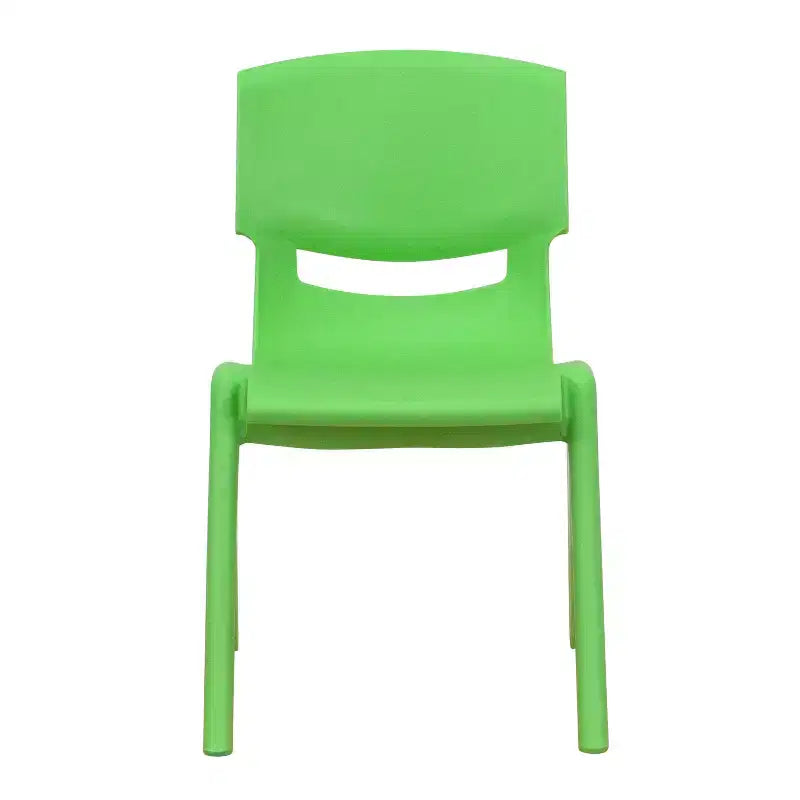 Sedia Scolastica Impilabile in Plastica Confezione da 10 | Blu / Verde / Naturale / Rosso | Posti a sedere: 10