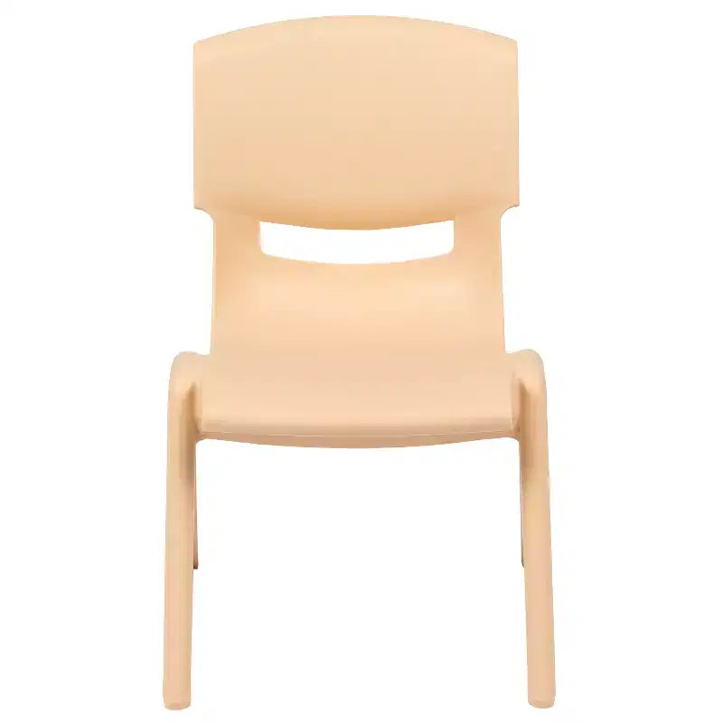 Sedia Scolastica Impilabile in Plastica Confezione da 10 | Blu / Verde / Naturale / Rosso | Posti a sedere: 10