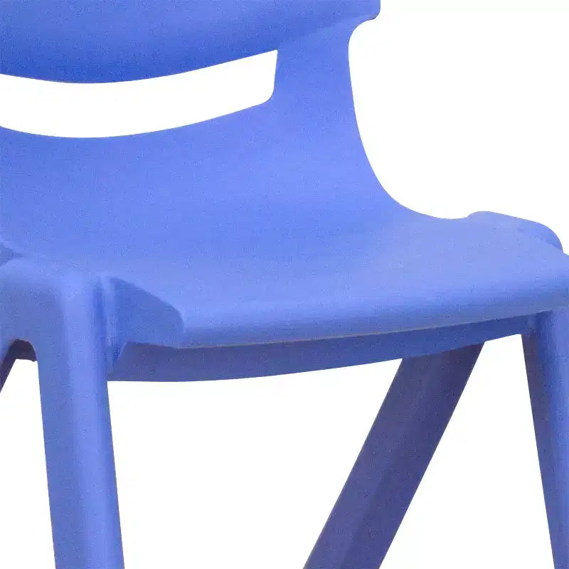Sedia Scolastica Impilabile in Plastica Confezione da 10 | Blu / Verde / Naturale / Rosso | Posti a sedere: 10