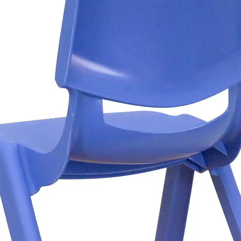 Sedia Scolastica Impilabile in Plastica Confezione da 10 | Blu / Verde / Naturale / Rosso | Posti a sedere: 10