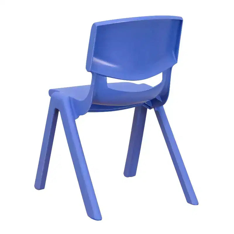 Sedia Scolastica Impilabile in Plastica Confezione da 10 | Blu / Verde / Naturale / Rosso | Posti a sedere: 10