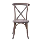 Sedia in legno con schienale a X – Vari colori – 1 posto