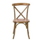 Sedia in legno con schienale a X – Vari colori – 1 posto