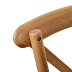 Sedia in legno con schienale a X – Vari colori – 1 posto