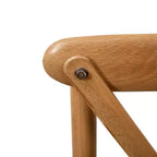 Sedia in legno con schienale a X – Vari colori – 1 posto