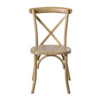 Sedia in legno con schienale a X – Vari colori – 1 posto