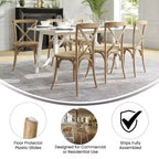 Sedia in legno con schienale a X – Vari colori – 1 posto