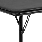 Set Tavolo e Sedie Pieghevoli per Bambini 3 Pezzi – Nero / Blu / Beige / Bianco, Posti a sedere per 2