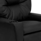 Beige/Nero/Blu/Rosa/Rosso/Marrone/Mimetico, Vinile/Microfibra/Pelle sintetica/Tessuto, Poltrona reclinabile per bambini con portabicchieri, 1 posto