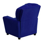 Beige/Nero/Blu/Rosa/Rosso/Marrone/Mimetico, Vinile/Microfibra/Pelle sintetica/Tessuto, Poltrona reclinabile per bambini con portabicchieri, 1 posto