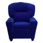 Beige/Nero/Blu/Rosa/Rosso/Marrone/Mimetico, Vinile/Microfibra/Pelle sintetica/Tessuto, Poltrona reclinabile per bambini con portabicchieri, 1 posto