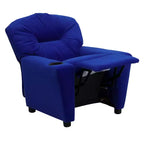 Beige/Nero/Blu/Rosa/Rosso/Marrone/Mimetico, Vinile/Microfibra/Pelle sintetica/Tessuto, Poltrona reclinabile per bambini con portabicchieri, 1 posto