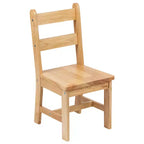 Set per bambini composto da tavolo in legno massello e 2 sedie - grigio / naturale / bianco - 2 posti