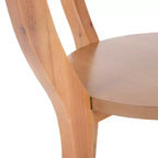 Tavolino rotondo d'appoggio – Grigio Cenere / Blu / Miele Naturale / Bianco Decapato, Stile Cottage, 1 Pezzo