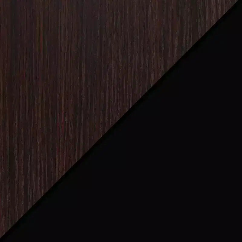 Scrivania Pieghevole, Espresso/Nero e Grigio Antracite/Nero, 1 Persona