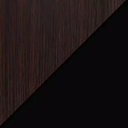 Scrivania Pieghevole, Espresso/Nero e Grigio Antracite/Nero, 1 Persona