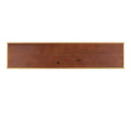 Mensola a muro semicircolare, Nero / Oro / Noce, 2 ripiani