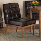 Sanford Wood Dining Chair - Baxton Studio